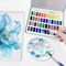 Professional Paint Brush Set, 8Pcs Round Pointed Paintbrush Set, Wooden Handle Hair Artist Brushes for Watercolor Painting(Blue Handle)